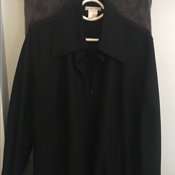 Sarah Pacini Long Light Wool Coat - Picture 2 of 6